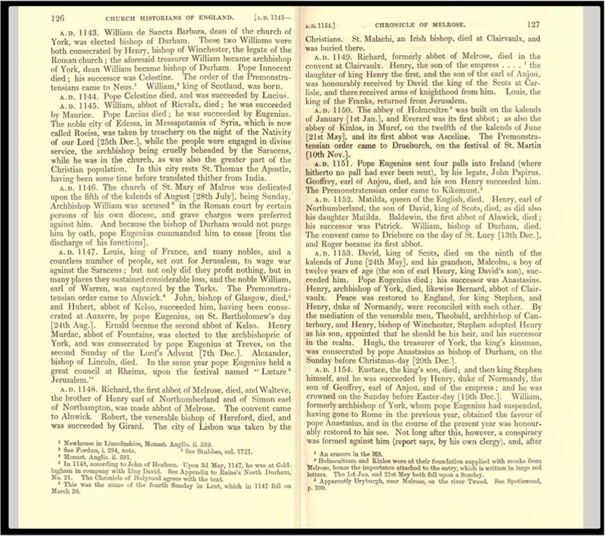 Stevenson's 1856 translation